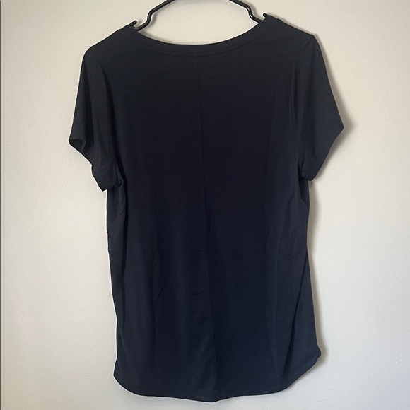 NWOT Athleta Black Short Sleeve Tee - Picture 4 of 4